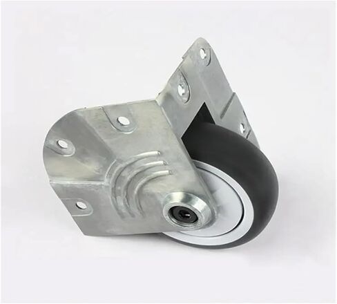 3-inch Aluminum Alloy Bracket Aircraft case Special casters Silent Rubber Corner Wheels 1 Piece Gray Bag in Saudi Arabia