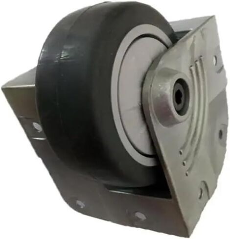 3-inch Aluminum Alloy Bracket Aircraft case Special casters Silent Rubber Corner Wheels 1 Piece Gray Bag in Saudi Arabia