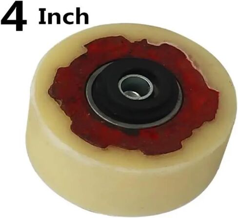 1 Pack 6 Inch Single Wheel Heavy Duty Caster Iron Core Nylon Load Bearing Wear Resistant Flat Drive Push in Saudi Arabia