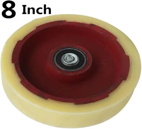 1 Pack 6 Inch Single Wheel Heavy Duty Caster Iron Core Nylon Load Bearing Wear Resistant Flat Drive Push in Saudi Arabia