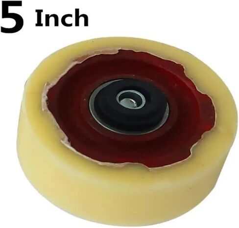 1 Pack 6 Inch Single Wheel Heavy Duty Caster Iron Core Nylon Load Bearing Wear Resistant Flat Drive Push in Saudi Arabia