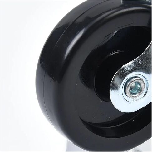4 Pieces/lot 2.5 inch Lead Screw Chrome Plated Dining Wheel Rubber Caster Trolley Silent Wheel Furniture in Saudi Arabia