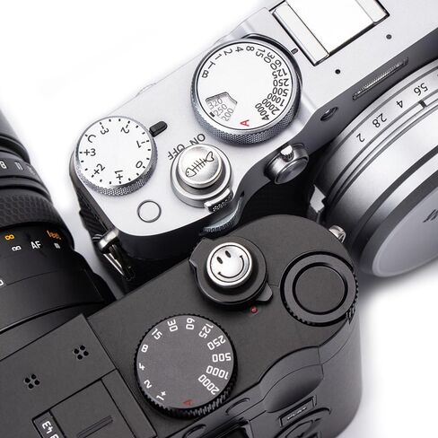 زر مصراع الكاميرا متوافق مع FUJIFILM X-T5 X-T4 X-T20 X-T30 X-T200 X-PRO2، زر تحرير ناعم لـ laica M9 (ابتسامة) in Kuwait
