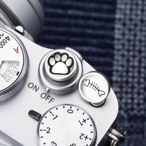 زر مصراع الكاميرا متوافق مع FUJIFILM X-T5 X-T4 X-T20 X-T30 X-T200 X-PRO2، زر تحرير ناعم لـ laica M9 (ابتسامة) in Kuwait