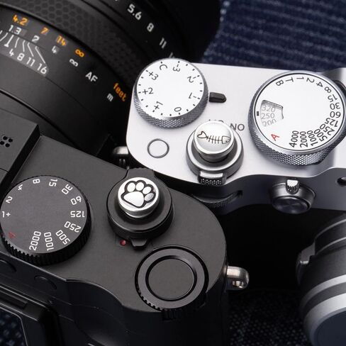 زر مصراع الكاميرا متوافق مع FUJIFILM X-T5 X-T4 X-T20 X-T30 X-T200 X-PRO2، زر تحرير ناعم لـ laica M9 (ابتسامة) in Kuwait
