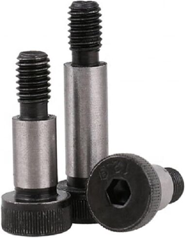 1pc m5 m6 m8 m10 dia = 6 8 10 12mm grade 12.9 الصلب سداسي سداسي قبعة رأس رأس كتف محمل المسمار المسمار شد العالي (20 مم ، m5 الكتف ديا 6 ملم) in Saudi Arabia