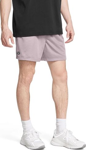 Under Armor assential Mesh Shorts - Men's (1383355-015 ، Tetra Gray/White) in Kuwait