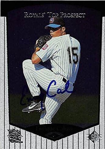 125963 Kansas City Royals FT 1997 Upper Deck Top Prospect No. 66 Enrique Calero Carded Baseball Card in Saudi Arabia