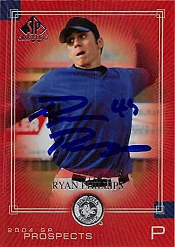 123430 Boston Red Sox Ft 2004 Upper Deck Top Prospects No. 283 Ryan Phillips Autographed Baseball Card in Saudi Arabia