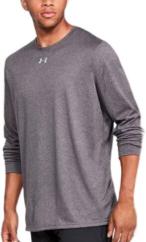 Under Armour Men's Locker 2.0 Long Sleeve Shirt Carbon Heather | Silver XL in Kuwait