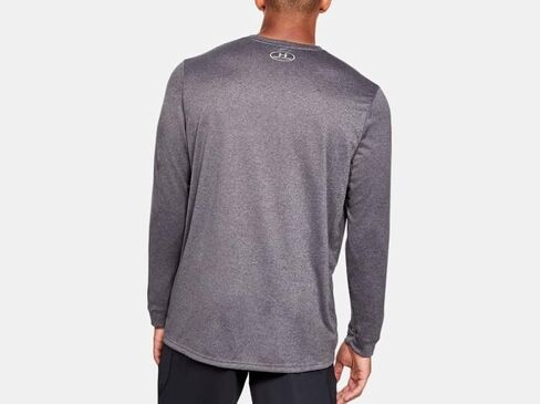 Under Armour Men's Locker 2.0 Long Sleeve Shirt Carbon Heather | Silver XL in Kuwait
