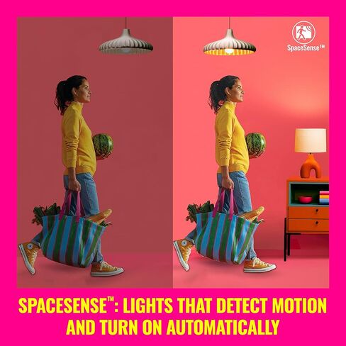 WiZ Connected 40W B12 LED Smart Light Bulbs - Connects to Your Wi-Fi - E12 Smart Bulb - Control with Voice or App + Activate with Motion - Matter Compatible - 3 Pack in Kuwait
