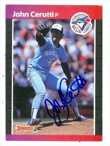 مستودع توقيعه 38607 John Cerutti Cardball Card Toronto Blue Jays 1989 Donruss No. 467 67 in Saudi Arabia