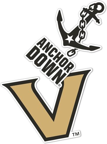 Desert Cactus Vanderbilt University Sticker Vinyl Decal Laptop Water Bottle Car Scrapbook Sheet (4 Inch Set VC) in Kuwait