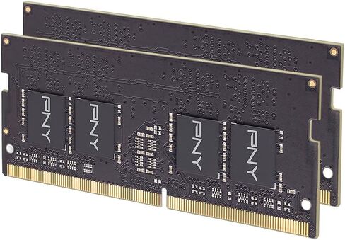 PNY Performance 16GB (2x8GB) DDR4 DRAM 3200MHz (PC4-25600) CL22 (Compatible with 2666MHz, 2400MHz or 2133MHz) 1.2V Dual Channel Notebook/Laptop (SODIMM) Computer Memory Kit – MN16GK2D43200-TB in Saudi Arabia