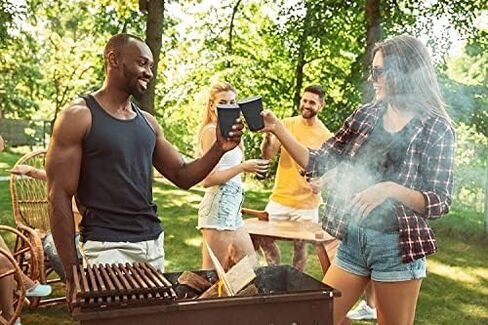 Decorrack 20 Cups 12 Oz أكواب بلاستيكية يمكن التخلص منها لعيد الميلاد لحفلة البكالوريوس التخييم في الهواء الطلق في الهواء الطلق أكواب شرب المشروبات (الأخضر ، 20) in Kuwait