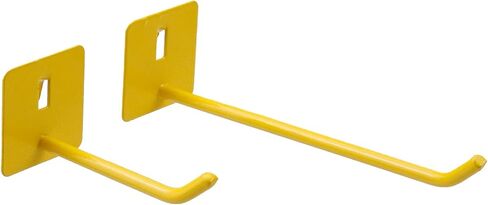 24Pcs Small Pegboard Hooks Set Yellow Study Peg Hooks 6 Styles Wall Organizing Hooks Office Hanging Hooks in Kuwait