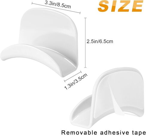 30 Pcs Headset Wall Holder Adhesive Gaming Headset Holder Hooks for Wall Mounting Strong Universal Holder Hooks for Headsets, Game Pads, Hats, Closets, Doors in Kuwait