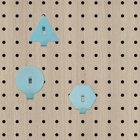 24Pcs Small Pegboard Hooks Set Yellow Study Peg Hooks 6 Styles Wall Organizing Hooks Office Hanging Hooks in Kuwait