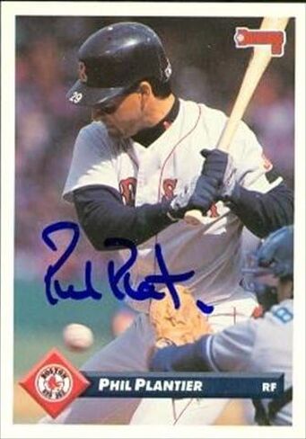 Autograph Warehouse 37550 Phil Plantier Autographed Baseball Card Boston Red Sox 1993 Donruss No. 3 in Saudi Arabia