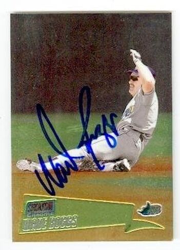 مستودع توقيعه 104700 Wade Boggs Card Baseball Card Tampa Bay Devil Rays 2000 Topps Stadium Club Chrome No. 24 in Kuwait