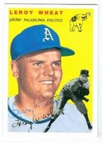 توقيع 121383 فيلادلفيا ألعاب القوى 1994 1954 محفوظات Topps رقم 244 الذهب ليروي القمح بطاقة البيسبول موقعة in Saudi Arabia