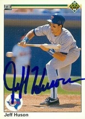 مستودع توقيعه 48985 Jeff Huson Cardball Card Texas Rangers 1990 Upper Deck No .788 in Saudi Arabia