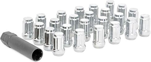 Rough Country Lug Nut Set 1/2 x 20 Chrome Wheel with Painted (0 x 0. inches /0 x, 0 inches Offset) in Saudi Arabia