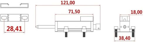 TR10mm-100mm Self-Resetting Displacement Sensor Linear Displacement Sensor(TR-100MM) in Saudi Arabia
