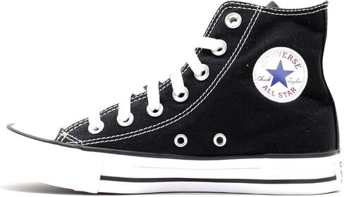 Converse Unisex Chuck Taylor® All Star® Hi Winter Weight Material Black/Black Sneaker Men's 7.5, Women's 9.5 Medium in Saudi Arabia