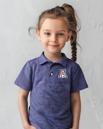 WES و Willy Youth Boys College Sports Fan Short Sleeve Polo غائم غائم in Kuwait