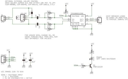 Mono TPA2005D1 Power Audio AMP Breakout Amplifier 2.5V to 5.5V Development in Saudi Arabia