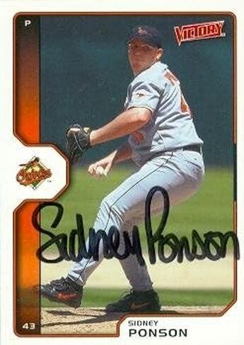Autograph Warehouse 50923 Sidney Ponson Autographed Baseball Card Baltimore Orioles 2002 Upper Deck Victory No .116 in Saudi Arabia