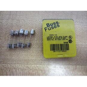Bussmann GMA-1A Fuse 1A 250V Buss GMA1A (حزمة 5) in Saudi Arabia