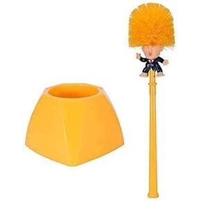 Trump Toilet Brush Funny Cleaner Scrubber Trump Toilet Bowl Brush with Holder,Gag Doll for Bathroom Deep Cleaning Make Your Toilet Great Again in Saudi Arabia