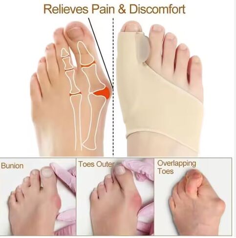 2-in-1 Foot Care Kit – Toe Correctors for Women and Men & Metatarsal Pads – Ball of Foot Cushions for Heels, Toe Separators for Alignment, Blister Prevention, Forefoot Pain Relief Bundle in Saudi Arabia
