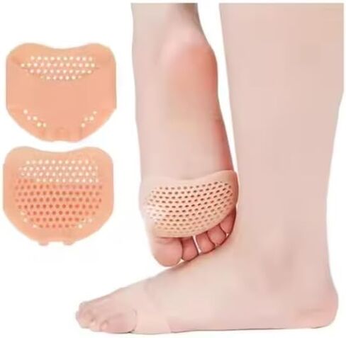 2-in-1 Foot Care Kit – Toe Correctors for Women and Men & Metatarsal Pads – Ball of Foot Cushions for Heels, Toe Separators for Alignment, Blister Prevention, Forefoot Pain Relief Bundle in Saudi Arabia