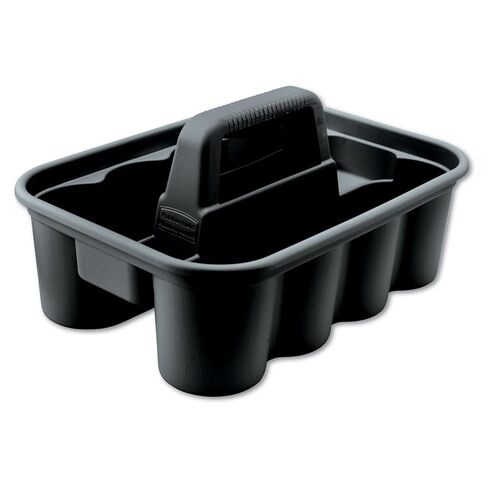 Rubbermaid Commercial RCP 3154-88 BLA Black Deluxe Carry Caddy, 8-Comp, 15" Width x 7 2/5" Height in Saudi Arabia