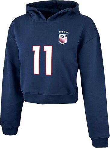 أيقونة الرياضة الرسمية الفتيات سميث الولايات المتحدة لكرة القدم مقصوقة - USWNT الشباب شيرت مع غطاء محرك السيارة in Saudi Arabia
