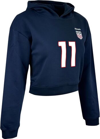 أيقونة الرياضة الرسمية الفتيات سميث الولايات المتحدة لكرة القدم مقصوقة - USWNT الشباب شيرت مع غطاء محرك السيارة in Saudi Arabia