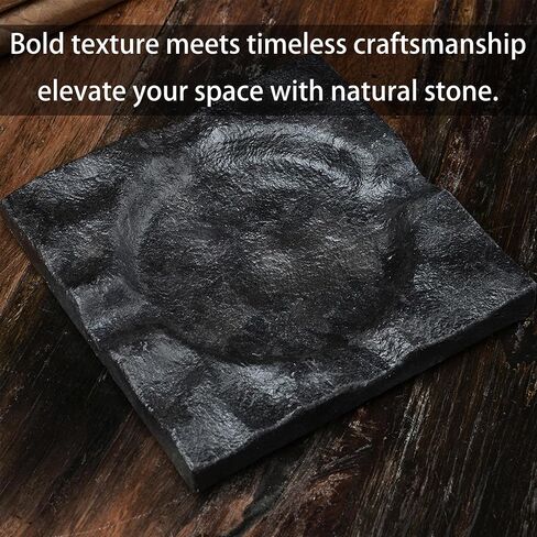 Luxury Granite Cigar Ashtray - Heavy Duty Square Stone Ashtray with Cigar Rest, Natural Marble Smoking Ashtrays for Lounge, Patio, Man Cave & Whiskey Lovers, Starry Galaxy in Saudi Arabia