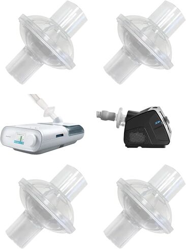 Universal CPAP Filters Inline, 8 Pack CPAP Inline Filter for CPAP Machine | CPAP Supplies CPAP Accessories CPAP Filter for ResMed AirSense 11 AirSense 10 CPAP Air Filter Clean Air CPAP Hose Filter in Kuwait