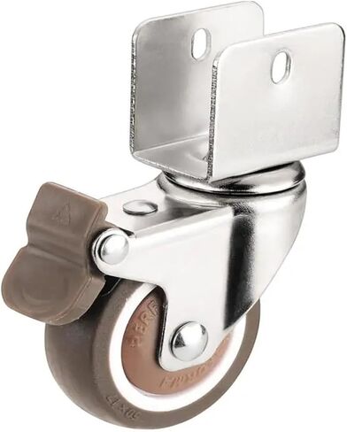 (حزمة من 4) صامت 2 بوصة على شكل حرف U على شكل حرف U سرير الأثاث المطاطي السرير Universal Caster (16mm-A) in Kuwait
