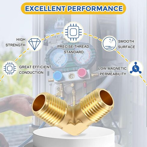 2 حزمة تجهيزات أنابيب النحاس ، 1/2 "npt ذكر إلى 1/2" مخفض الذكور npt للهواء ، الزيت ، LP in Kuwait