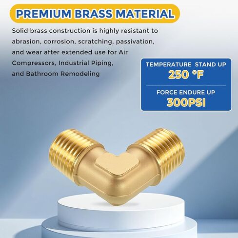 2 حزمة تجهيزات أنابيب النحاس ، 1/2 "npt ذكر إلى 1/2" مخفض الذكور npt للهواء ، الزيت ، LP in Kuwait