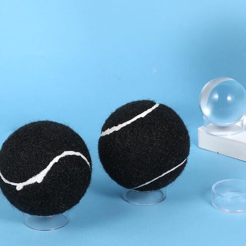 15Pcs Baseball Holder, Sphere Holders Ball Stand Baseball Stand for Display Clear Ring Acrylic Display Holders for Easter Eggs Golf Softball Tennis Ball Spheres Marbles Collections in Saudi Arabia
