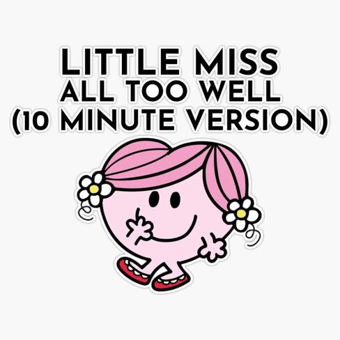 Little Miss All Too Well (10 Minute Version) Sticker Vinyl Waterproof Sticker Decal Car Laptop Wall Window Bumper Sticker 5" in Saudi Arabia