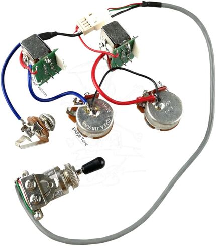 1 مجموعة LP SG بيك آب الغيتار الكهربائي Pro Bucker Wiring Harness Push Push Pots/W 3 Way Way Sways for LP SG Guitar Guitar -Metentiometers for EPI No Welding in Kuwait