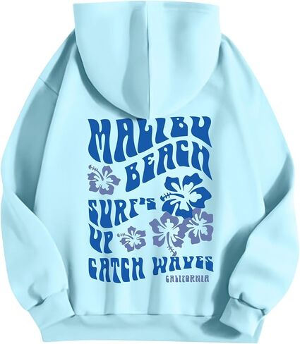 Hoodies for Women Long Sleeve Hoodies Cute Graphic Loose Womens Sweatshirts Casual Y2K Tops with Pockets in Saudi Arabia