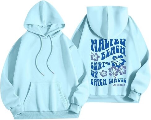 Hoodies for Women Long Sleeve Hoodies Cute Graphic Loose Womens Sweatshirts Casual Y2K Tops with Pockets in Saudi Arabia